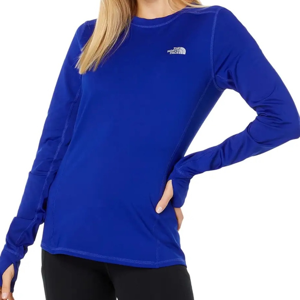 the north face fleece lined running top. unworn size small.